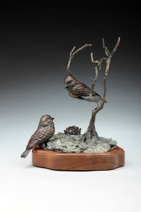 Georgene McGonagle, "Due South", Sculpture, $1,400, 11.5 x 8 x 9.5