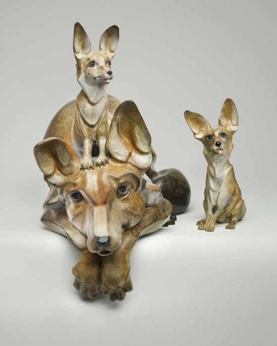 Pokey Park, "Curiosity", Sculpture, $9,800, 17 x 15.5 x 14