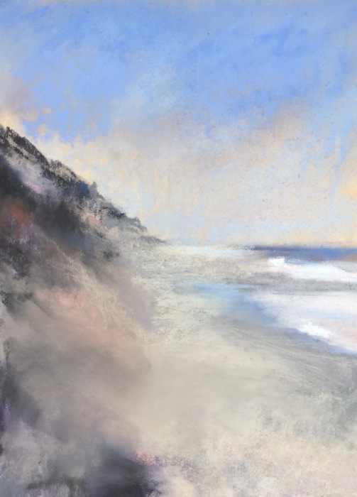 Maxene Raymond, "Who Wins?", Pastel, $650, 12 x 9