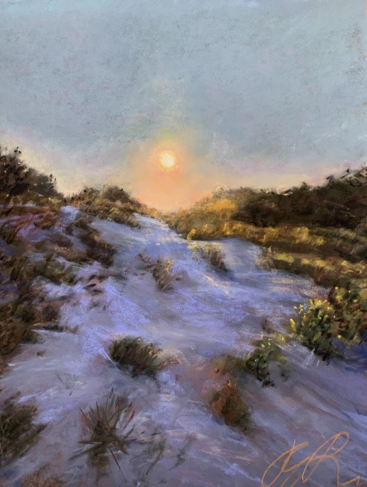 Jane Robbins, "The Approach", Pastel, $800, 16 x 12