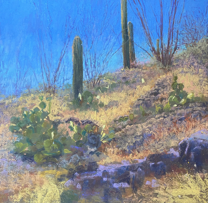 Linda Shepard, "Rainy Year Winter", Pastel, $1,500, 24 x 24