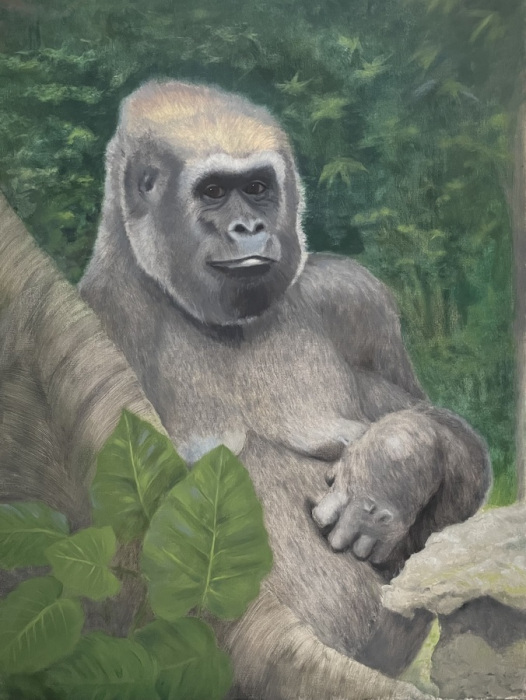 Joyce Zeller, "I'm Looking at you!", Oil, $2,000, 24 x 20