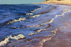 Elinor Freedman, "Tide's In", Pastel, $650, 9.25 x 9.25
