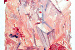 Helen Giaquinto, "Pink Granite", monoprint, $300, 12 x 11