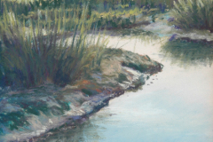 Susan Klinger, "Marsh Reflection", Pastel, $600, 11.5 x 9