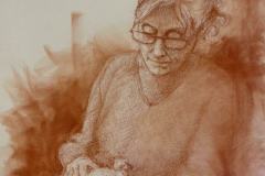 Andrea Schneider, "Portrait of Sheila", Pastel, $750, 16 x 12
