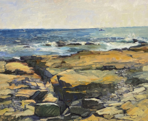 Susan Termyn, "Ocean View Gloucester", oil, 24x30, $3,200