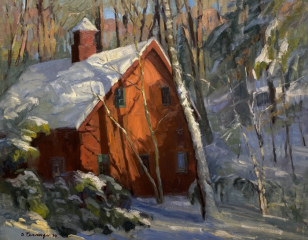 Susan Termyn, "First Snow", oil, 24x30, $3,200