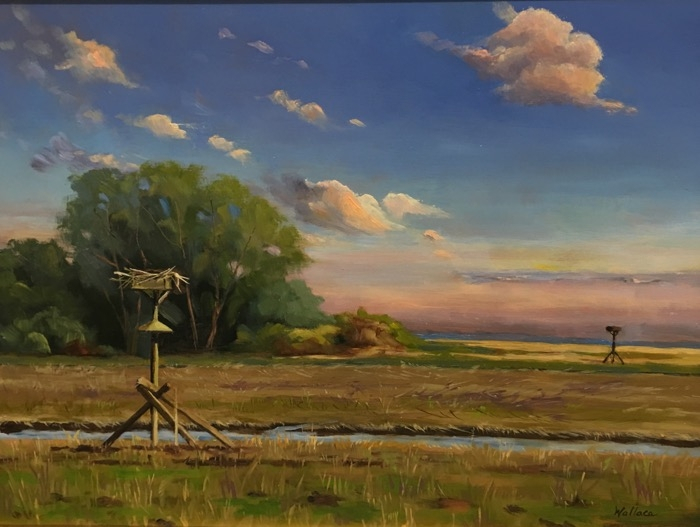 Wallace Osprey Nest oil