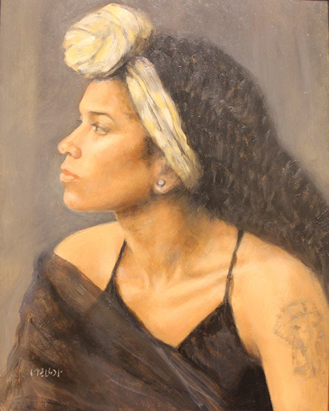 Mellot Mary girl in yellow scarf