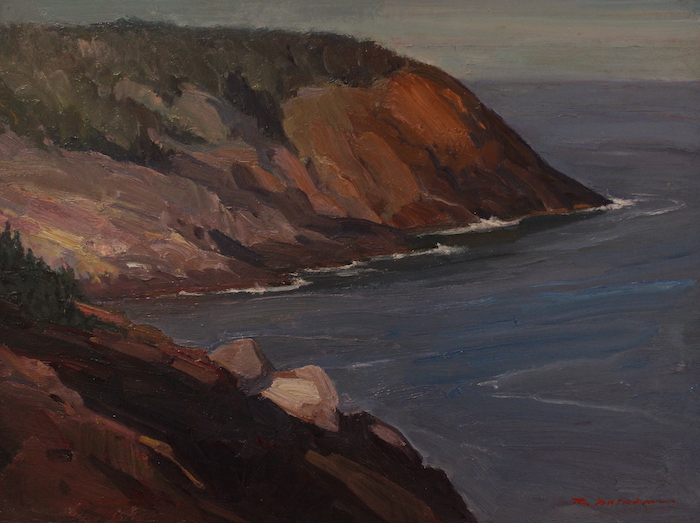 Rick Daskam," Blackhead Late Afternoon", oil, 12x16, $1,400