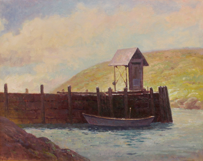 Rick Daskam, "Dock and Dry", oil, 24x30, $4,200