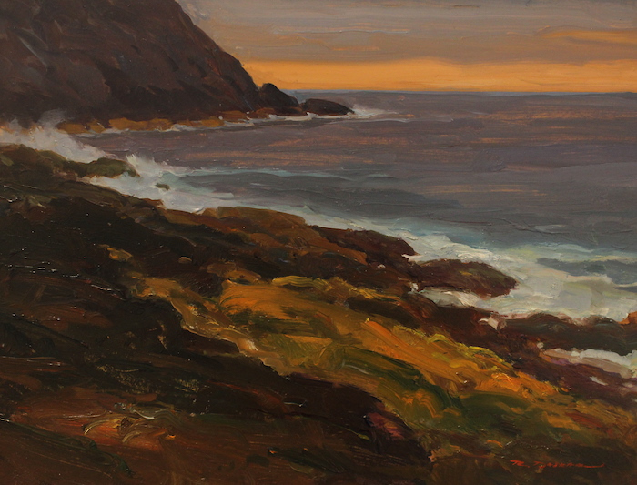 Rick Daskam, "Morning Below Whitehead", oil, 12x16, $1,400