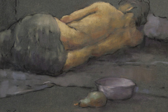 Matthew F. Schwager, "Afternoon Nap", pastel, 9x12, $800