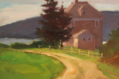 Rick Daskam, "Road to the Hudson House", oil, 12x16, $1,400