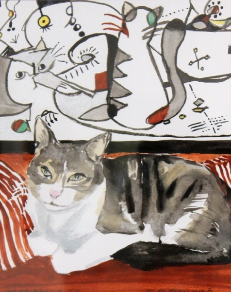 Kelbaugh Pat Abstract Cats