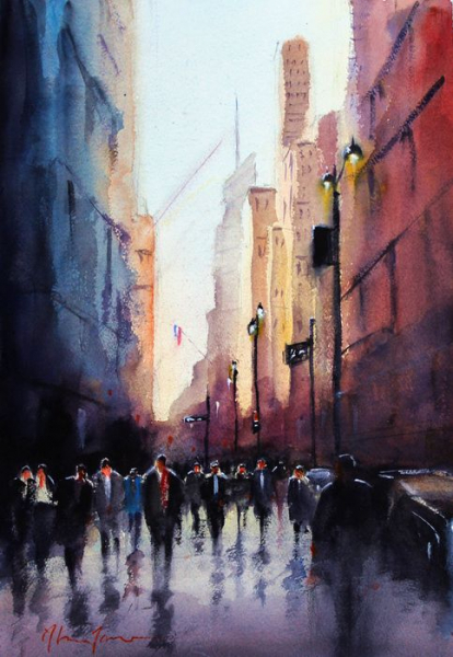 James Alan 42nd Street Pedestrians