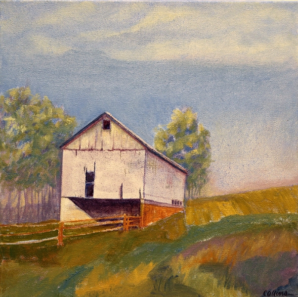 Collins Jane Barn on a Rocky Hillside