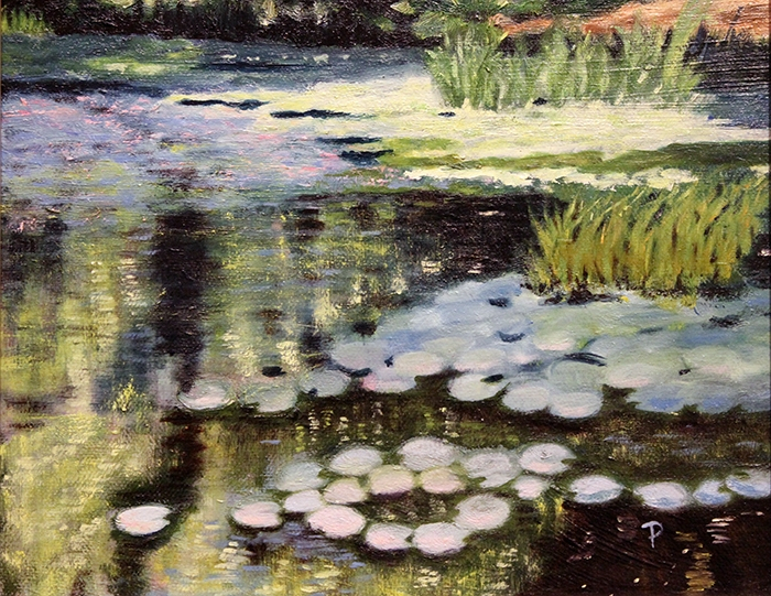 Emery Paula Waterlilies on a Mill Pond