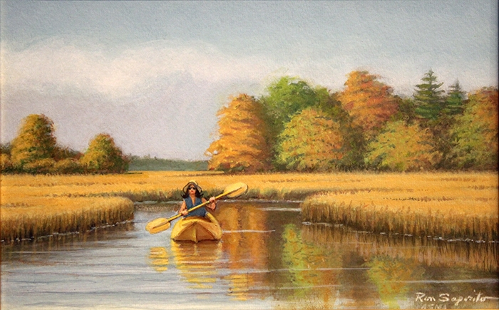Saporito Ron Girl in the Yellow Kayak