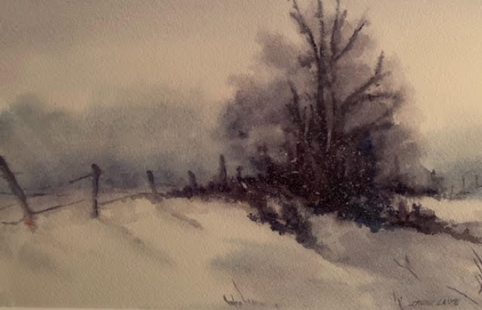 laimeireneagraysnowdaywatercolor