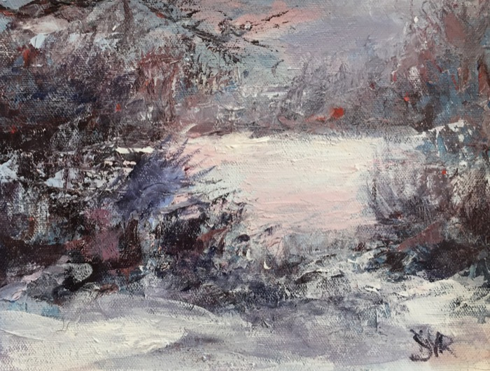 ragostadominevercerawintersilenceacrylic