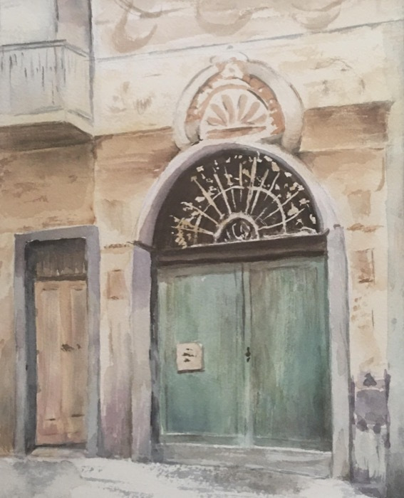 reichenbachhildegreendoorwatercolor