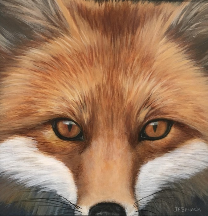 senackjelaineredfoxeyesacrylic