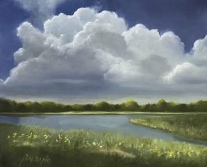 Patt Baldino, "Summertime", oil, 8x10, $750