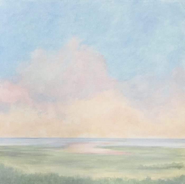 Pamela Carlson, "Pastel Summer Day", acrylic, 24x24, $680