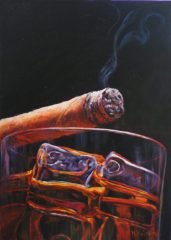 Mally DeSomma, "Temptations", oil, 11x13, $495