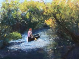 Deborah Greco, "Where's Clark", pastel, 9x12, $250