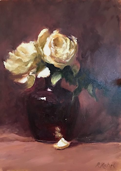Randie Kahrl, "Summer Roses", oil, 9x12, $695
