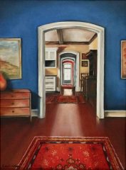 Lisa Linehan, "Interior View", oil, 9x12, $900