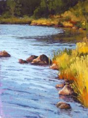 Judy Perry, "Fall Preview", pastel, 21x17, $775