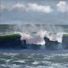 Kimberly Scoble, "Breaker", oil, 10x10, $475