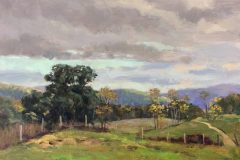 Thomas Adkins, "Bridgewater Land Preserve", oil  , 9x12, $950