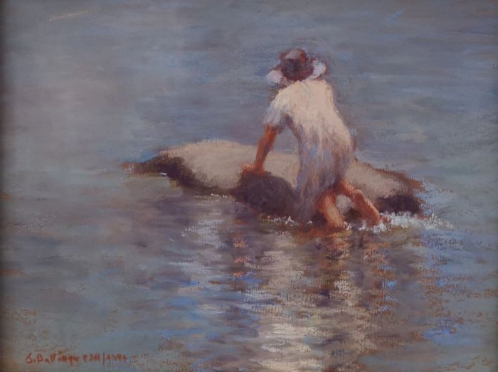 Joann Ballinger, "A Dry Place to Land", pastel, 8 x 10, $1,200