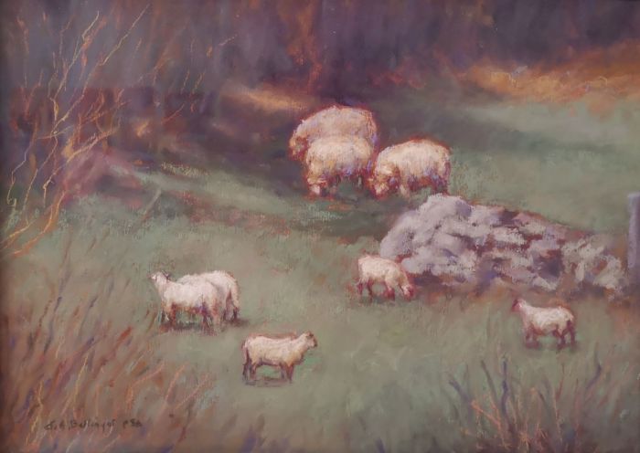 Joann Ballinger, "The Upper Pasture", pastel, 9 x 12, $1,500