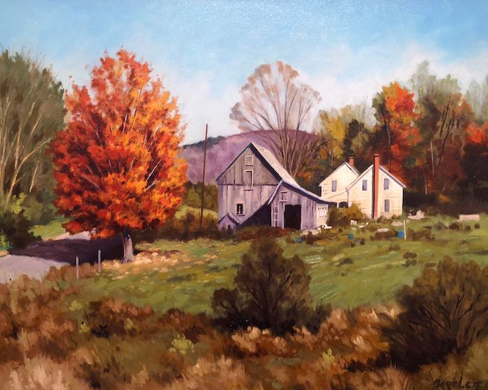 Harley Bartlett, "Autumn Blaze", oil, 16 x 20, $4,500