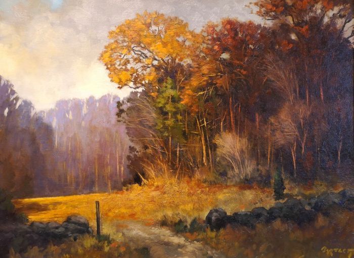 Harley Bartlett, "Edge of a Field", oil, 12 x 16, $2,500