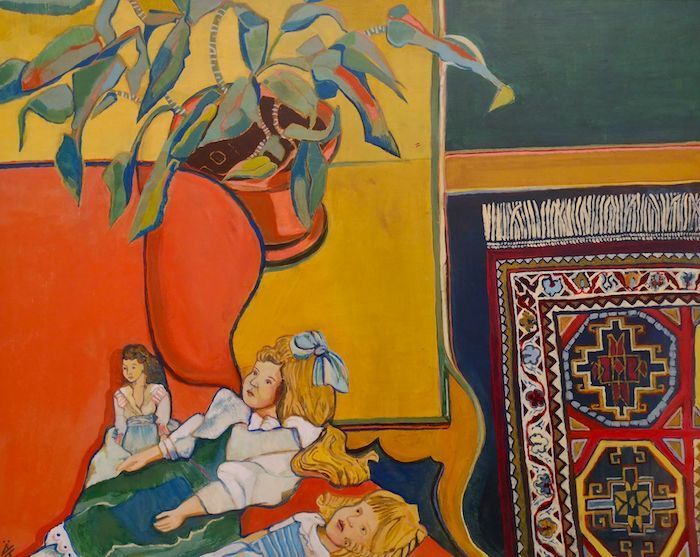 Jill Abele Butcher, "3 Dolls", acrylic, 24 x 29, $1,000