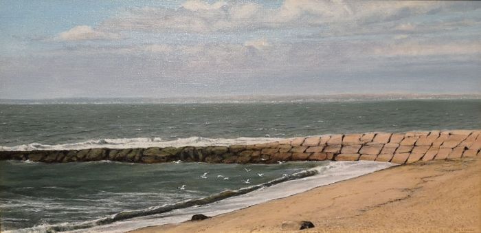 John V. Canale, "Floating in the Wind", oil, 12 x 24, $1,200
