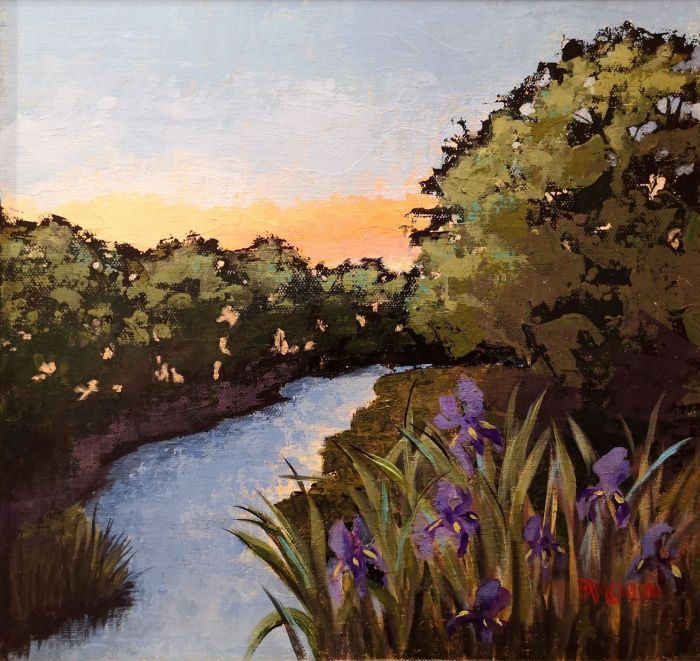 Pam Carlson, "Early Morning Light", acrylic, 12 x 12, $275