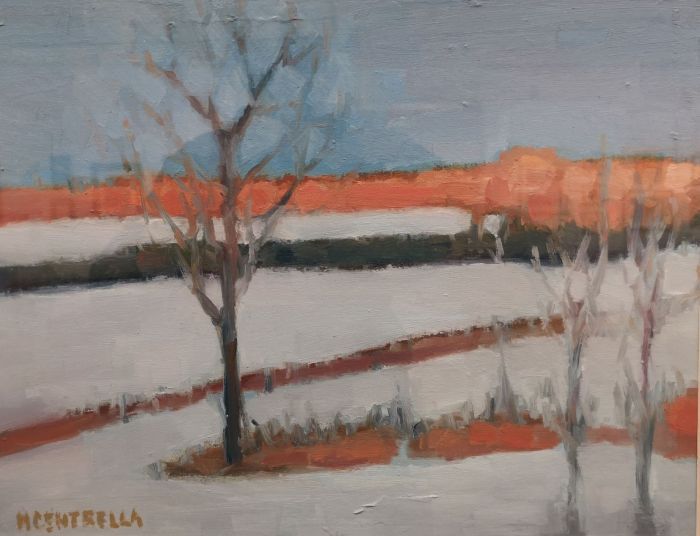 Michael Centrella, "Too Early Snow", oil, 16 x 20, $385