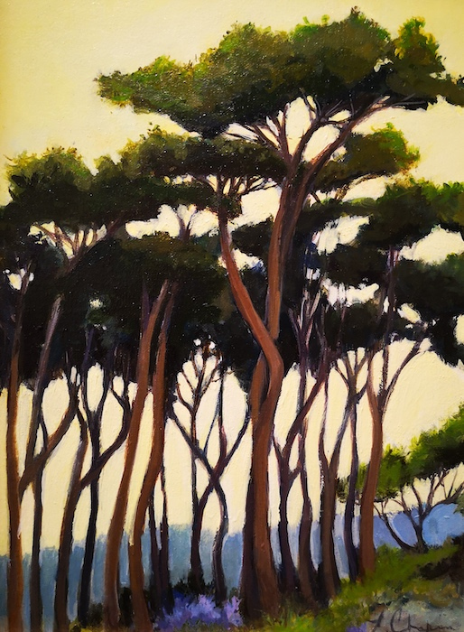 Lorraine Skelskey Chapin, "California Dreamin' II", oil, 9 x 12, $495