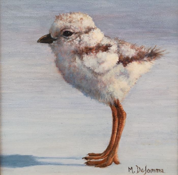 Mally DeSomma, "A Whole New World", oil, 7 x 7, $235 SOLD