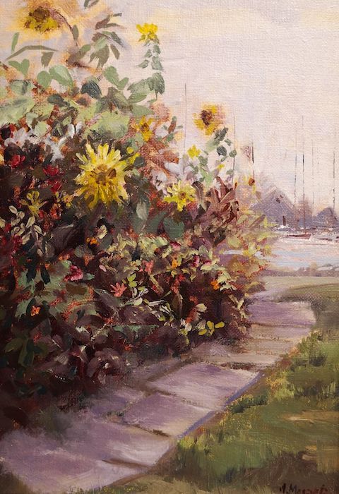 James Magner, "Mystic Gardens", oil, 7 x 10, $750