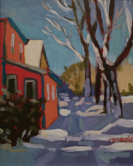 Sara Drought Nebel, "Halifax Nova Scotia", oil, 8 x 10, $475