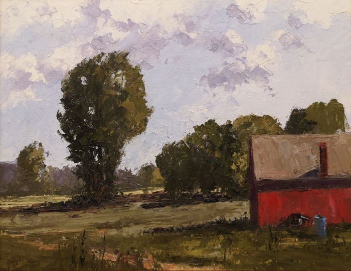 Howard Park, "Stowe Acre", oil, 12 x 11, $900